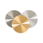 Gold/Palladium Target, Ø50 x 0.2mm Disc, 60/40 Au/Pd, 99.99% Au/Pd