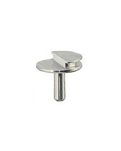 Low profile SEM pin stub Ø12.7 diameter with 90°, aluminium