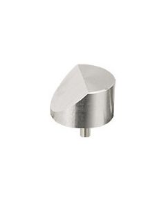45 degree angled Zeiss pin stub Ã˜25.4 diameter, short pin, aluminium