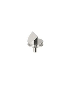 45/90 degree angled Zeiss pin stub Ã˜12.7 diameter, short pin, aluminium