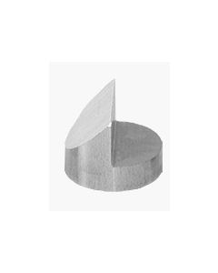 JEOL Ã˜12.2x10mm angled SEM sample stub with 45 and 90 degree, aluminium