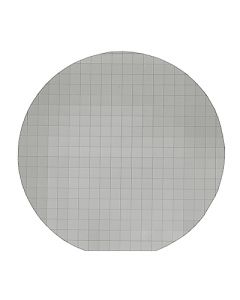 Micro-Tec diced P{100} Ø4inch/100mm silicon wafer, 5x5mm chips, 525µm thickness