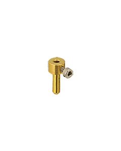EM-Tec GR2 needle / tube sample holder for up to ����2mm, gold plated brass, pin