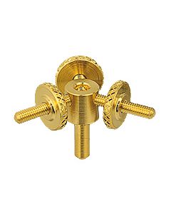 EM-Tec GS25 spider type bulk sample holder for up to ����25mm, gold plated brass, pin