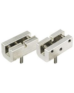 EM-Tec GS24 gripping stub holder with clamping plate, 0-4mm, aluminium, pin