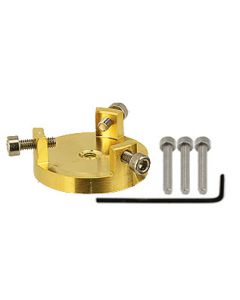 EM-Tec GR20 bulk sample holder for up to ����20mm, gilded brass, M4