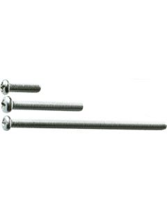EM-Tec M4R set of phillips round head screws M4, stainless steel AISI 304