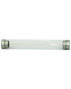 Micro-Tec CT7 clear plastic styrene storage tubes with grey caps, Ã˜18x136mm