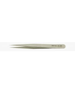 EM-Tec 3C.AM high precision tweezers, style 3C, short, very sharp fine tips, anti-magnetic stainless steel