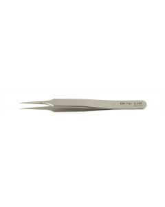 EM-Tec 4.AM high precision tweezers, style 4, very sharp fine tips, anti-magnetic stainless steel