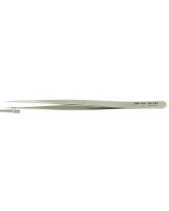 EM-Tec 60.AM high precision slim tweezers, style 60, very fine sharp tips, anti-magnetic stainless steel