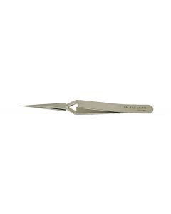EM-Tec 3X.AM high precision reverse tweezers, style 3,  very sharp fine tips, anti-magnetic stainless steel