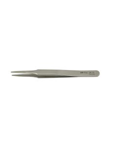 EM-Tec 2A.TI high precision tweezers, style 2A, flat accurate round tips tips, titanium