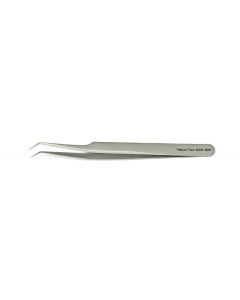 Value-Tec 5AR.NM general purpose tweezers, style 5AR, bent, fine pointed tips, non-magnetic stainless steel