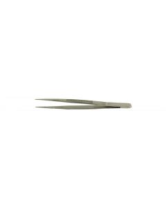 Value-Tec 510.MS industrial strong tweezers, style 510, straight serrated pointed tips, 140mm, magnetic stainless steel