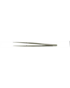 Value-Tec 614.MS industrial strong tweezers, style 614, anti-twist, straight serrated pointed tips, 150mm, magnetic stainless steel
