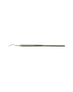 Value-Tec VP4 probe with bend hook tip, round handle, 410 stainless steel
