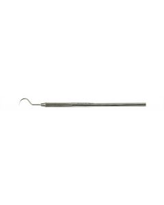 Value-Tec VP5 probe with curved hook tip, round handle, 410 stainless steel