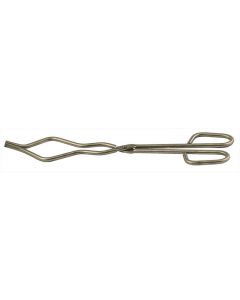 Value-Tec stainless steel crucible tongs, 258mm
