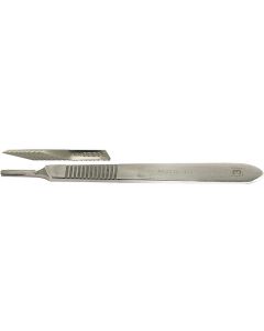 Micro-Tec SH3 stainless steel scalpel blade handle No.3 + 10 x scalpel blades #11