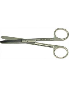 EM-Tec B13 microscopy lab scissors, blunt tips, straight, 130mm, 410 st. st.