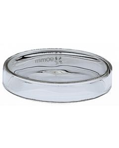 Micro-Tec borosilicate glass petri dish w. lid, 90mm diameter